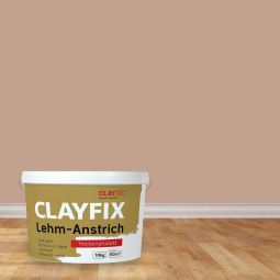 ClayTec Lehm-Anstrich CLAYFIX Siena-Braun 3