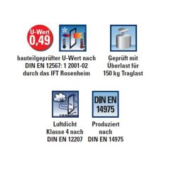 DOLLE Holz Bodentreppe clickFIX 2-teilig, 11