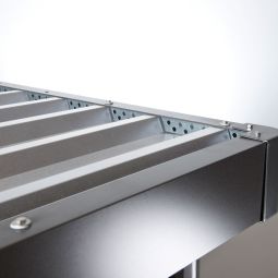 Biohort Gerätehaus HighLine silber-metallic 17