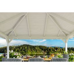 Skan Holz Pavillon Cannes Weiß 4