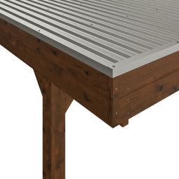 Skan Holz Einzelcarport Friesland mit 4