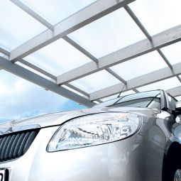Skan Holz Doppelcarport Odenwald Naturbelassen 6
