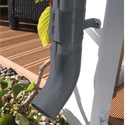 Skan Holz Dachrinne Metall Anthrazit 4