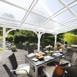 Skan Holz Terrassenüberdachung Venezia Terrassendach 9