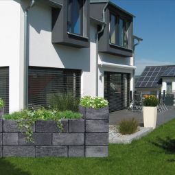 DIEPHAUS Trockenmauer Mauerstein Gartenmauer Quarzit 5