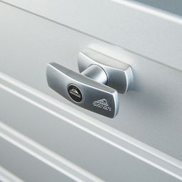 Biohort FreizeitBox silber-metallic Gartentruhe 7