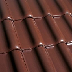 Erlus Flachdachpfanne E58 S maroon 3