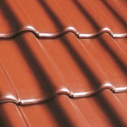 Erlus Flachdachpfanne E58 SL kupferbraun 3