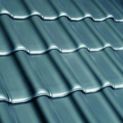 Erlus Flachdachpfanne E58 SL titansilver 3