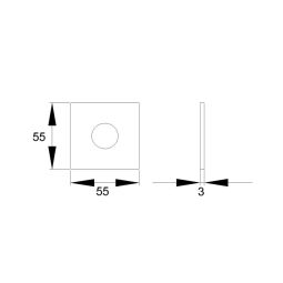 Karcher Türgriff-Garnitur Tasmania EPL31Q Edelstahl 4