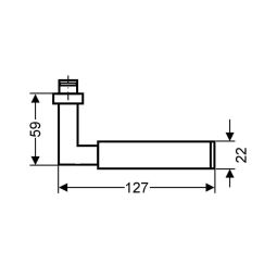 Karcher Türgriff-Garnitur Tasmania ER31Q Edelstahl 4