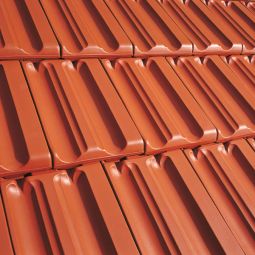 Erlus Historischer Falzziegel naturrot Dachziegel 3