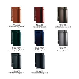 CREATON Ortgangziegel FUTURA weinrot Dachziegel 4