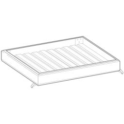 gutta Rechteckvordach NM Weiß Dach 3