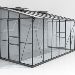 Vitavia Anlehngewächshaus Osiris Tomatenhaus Kombiverglasung 4