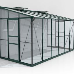 Vitavia Anlehngewächshaus Osiris Tomatenhaus Kombiverglasung 5