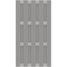 TraumGarten Sichtschutzzaun JUMBO WPC Alu-Design 6