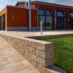 KANN Bruchsteinmauer Vermont Sunset Pfeilerelement 3