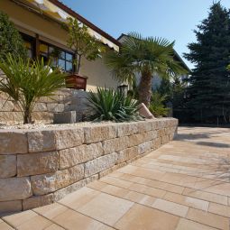 KANN Bruchsteinmauer Vermont Sunset Pfeilerelement 4