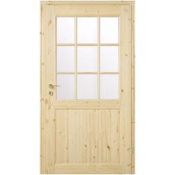 Kilsgaard Zimmertür Holz mit Glas 3