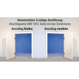 Wellhöfer Kniestocktüre 3-seitige Ausführung ohne 3