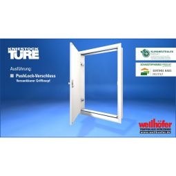 Wellhöfer Kniestocktüre mit PushLock-Verschluss 4