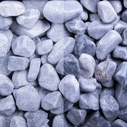 Ziersplitt Kristall Blau getrommelt 3