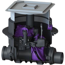 KESSEL Rückstaupumpanlage Pumpfix-F-Komfort Unterflurinstallation befliesbar 3