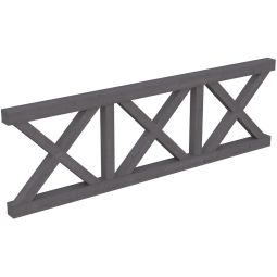 Skan Holz Brüstung Andreaskreuz, für 3