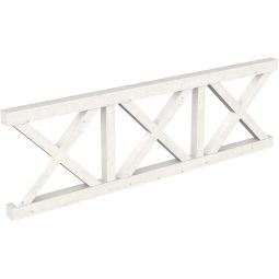 Skan Holz Brüstung Andreaskreuz, für 3