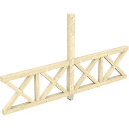 Skan Holz Seitenwand Andreaskreuze Leimholz 3