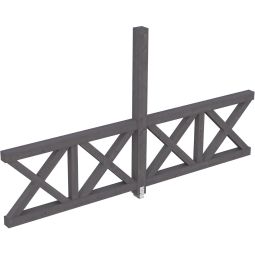 Skan Holz Seitenwand Andreaskreuze Leimholz 3