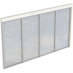 Skan Holz Seitenwand Polycarbonat Wandanbau 4