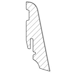 Haro Sockelleiste Alpineiche grau Fußleisten 3