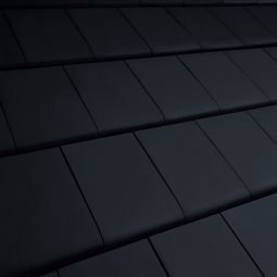 Erlus Flachdachziegel Linea sinterschwarz matt 3