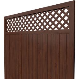 TraumGarten Sichtschutzzaun LONGLIFE RIVA mit 3