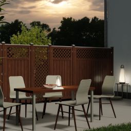 TraumGarten Sichtschutzzaun LONGLIFE RIVA mit 8