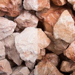 Bruchsteine Marmor Orange 3