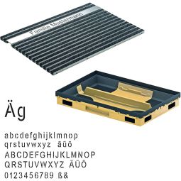 ACO Schuhabstreifermatte mit individuellem Schriftzug 4