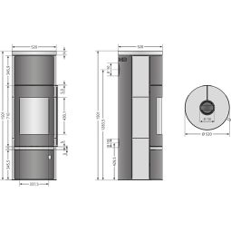 Justus Kaminofen Faro W+ 2.0 7