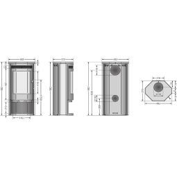 Justus Kaminofen Usedom 5 mit 6