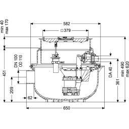 KESSEL Schmutzwasserhebeanlage Aqualift-S-Tronic Unterflurinstallation befliesbar 4