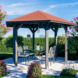 Skan Holz Pavillon Nancy Schiefergrau 5