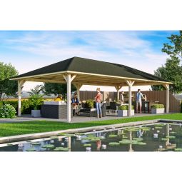 Skan Holz Pavillon Orleans Naturbelassen 6