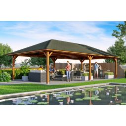 Skan Holz Pavillon Orleans Nussbaum 6