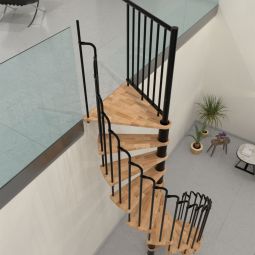 Minka Spindeltreppe Paris 140 Wendeltreppe 4