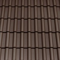 CREATON Dachstein Heidelberg dunkelbraun Betondachstein 3