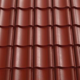 CREATON Dachstein Verona planar dunkelrot 3