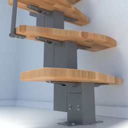 Minka Mittelholmtreppe Quatro grau Raumspartreppe 6