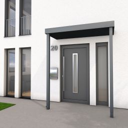 gutta Rechteckvordach BS Plus mit 4